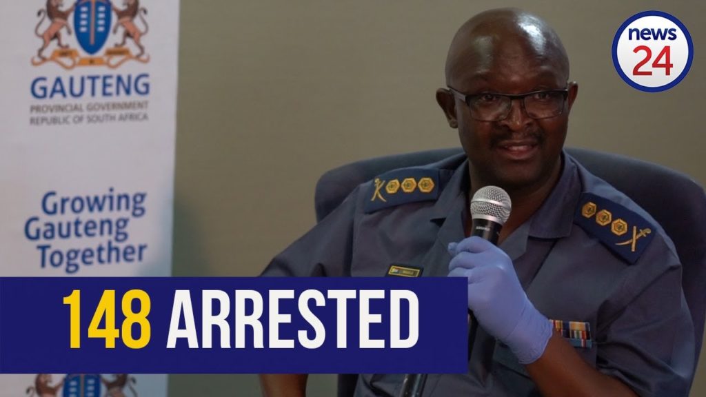 Lockdown: 148 arrested in Gauteng for gatherings, liquor trading and refusing to stay home