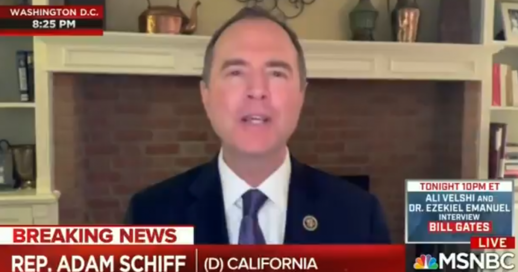 Adam Schiff Claims Coronavirus Would’ve Been Avoided if Trump Impeached