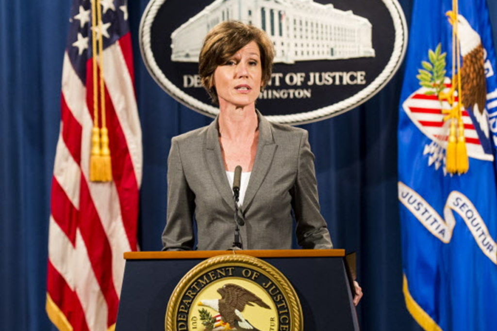 Sally Yates was the real blackmailer