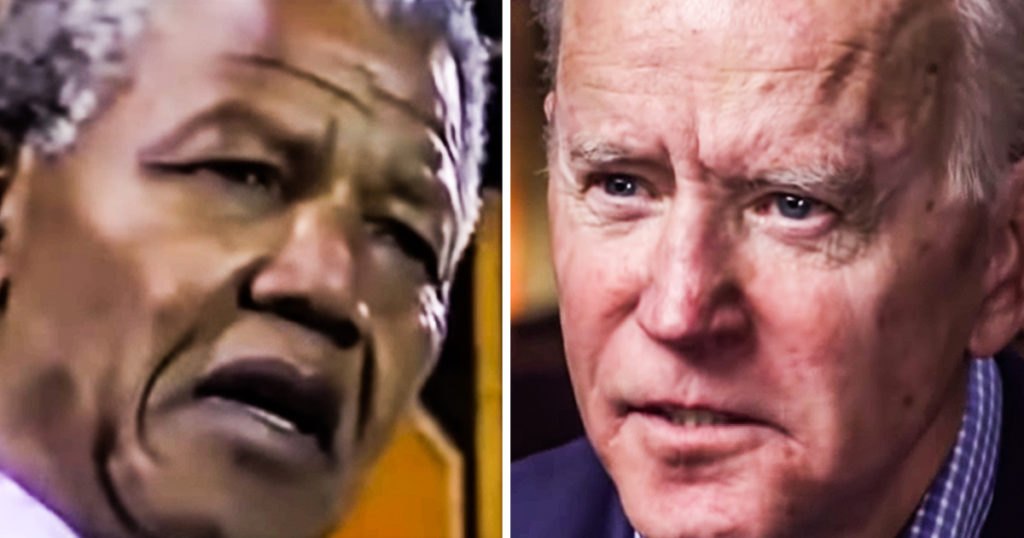 Desperate Joe Biden Lies About Being Arrested In South Africa
