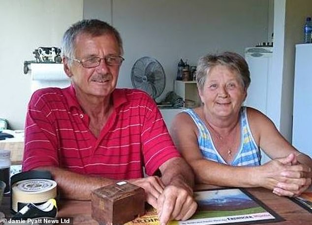 Restaurant owner, 67, is hacked 'into pieces' in front of his partner while bravely fighting to protect her from machete-wielding killer in horrifying South African robbery