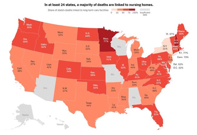 Nursing Homes Account For 11% Of COVID-19 Cases, 43% Of Deaths In US