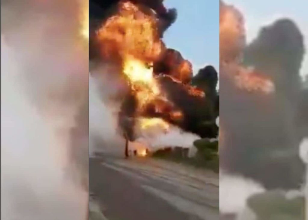 SOUTH AFRICA - Watch: Eskom’s Diepsloot transformer explodes due to illegal connections