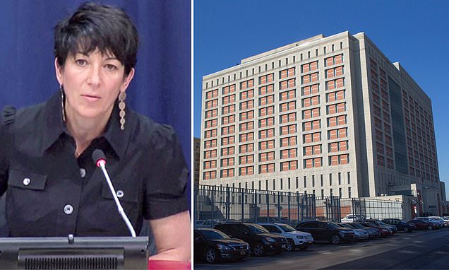 Ghislaine Maxwell is transferred to a Brooklyn jail to await her first NYC court appearance this Friday on child sex trafficking charges - as prosecutors push for a protective order to keep the identities of 'third parties' - including victims - secret