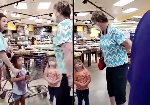 'I Hope You All Die!' Unhinged Masked Woman Wishes Death On Un-Masked Children At Walmart