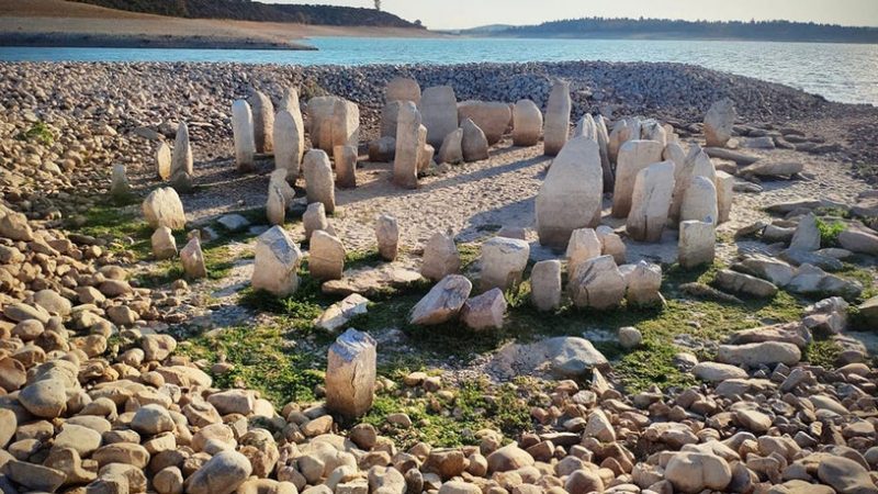 5,000 Y/O Stonehenge-Style Megaliths Found After Waters Receded In Spain