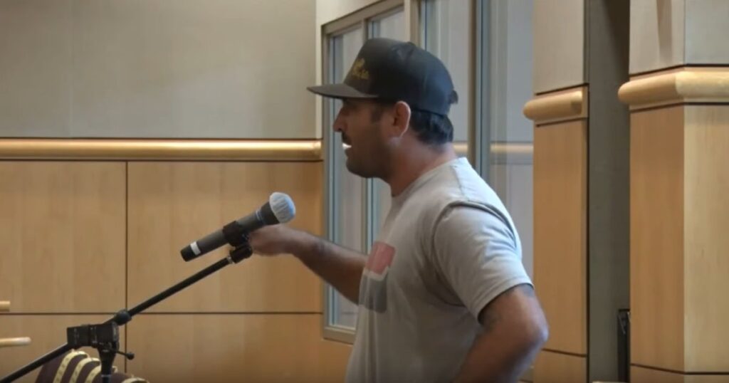 VIDEO: Veteran Tells County to ‘Take The Masks Off,’ Says ‘It’s Not Going To Be Peaceful Much Longer’