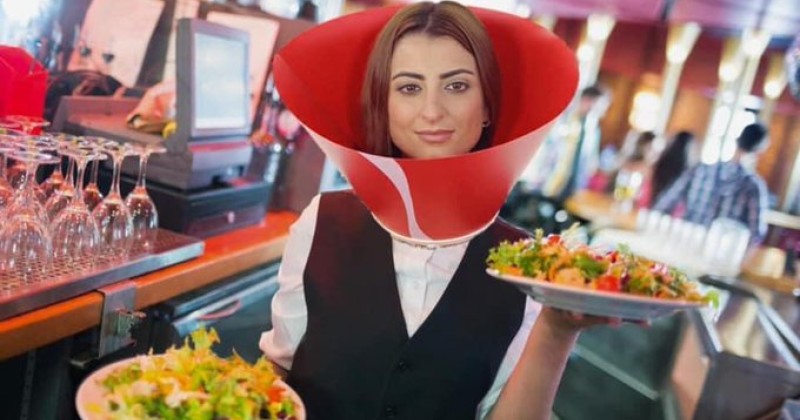 Governor of Maine Orders Restaurant Staff to Wear COVID Visors Like Dog Cones