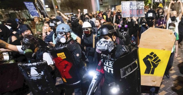 Rioters Target Local Police in Portland; Wall Street Journal Says ‘Mostly Peaceful’
