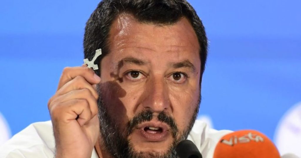 Italian Nationalist Leader Matteo Salvini