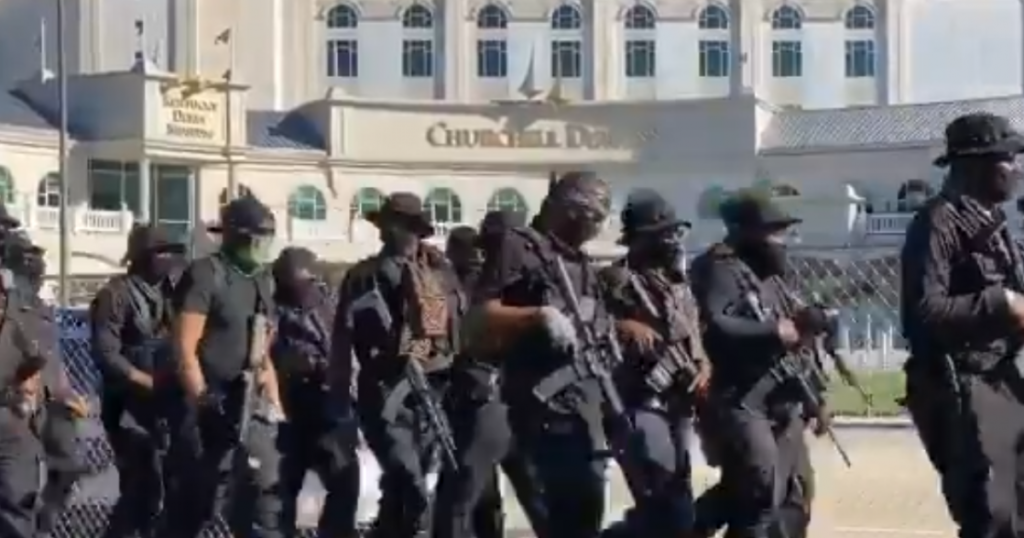 ‘NFAC’ Black Nationalist Militia Marches on Kentucky Derby in Armed Intimidation Rally