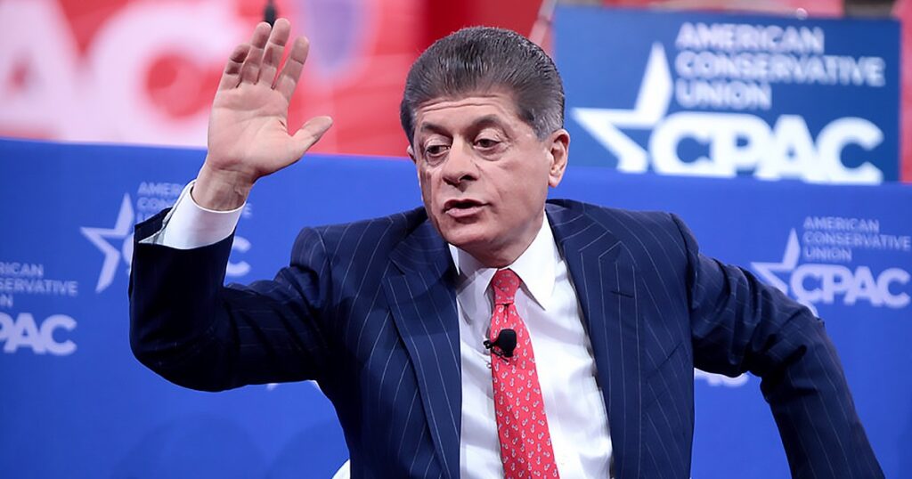Judge Napolitano Accused of Sodomizing 20-Year-Old In Exchange For Leniency in Court Case