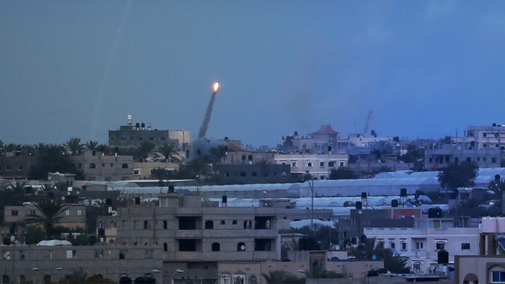 two rockets fired from the Gaza Strip
