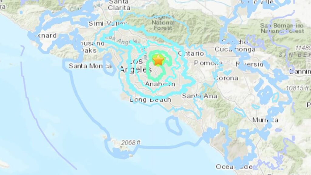 California earthquake rattles LA; centered near deadly 1987 temblor