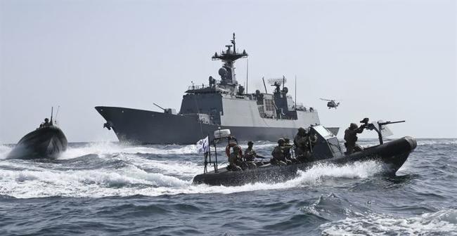 South Korean Navy ship