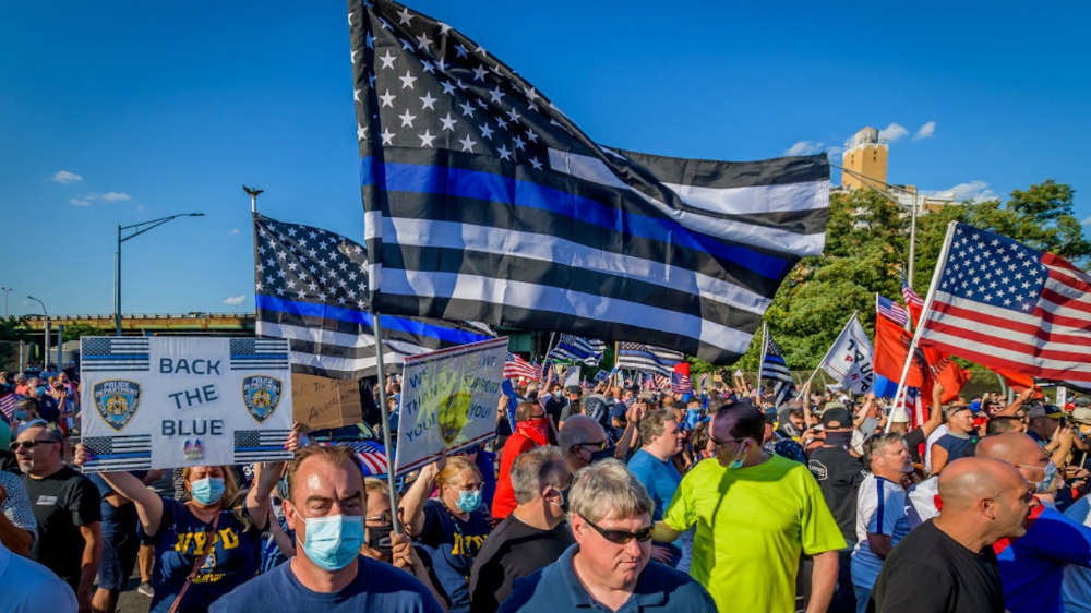 Politifact rates it ‘mostly true’ that the Thin Blue Line flag is actually an Anti-Black Lives Matter flag
