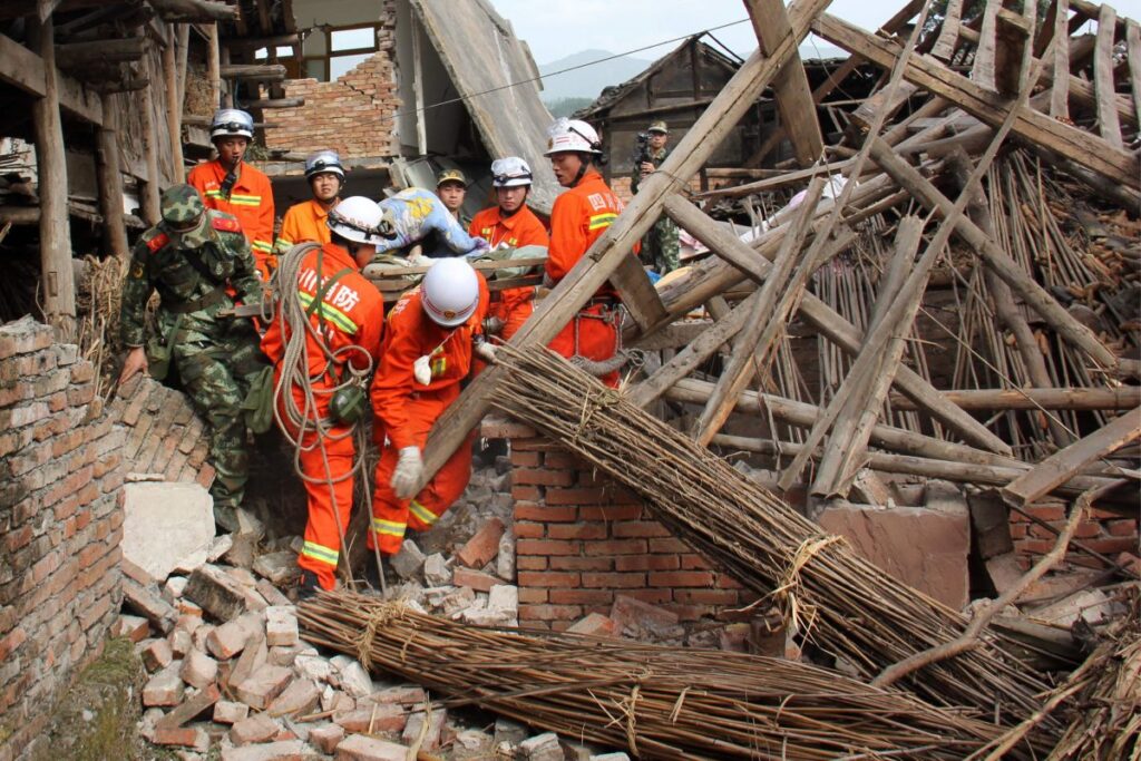 Earthquakes hit China