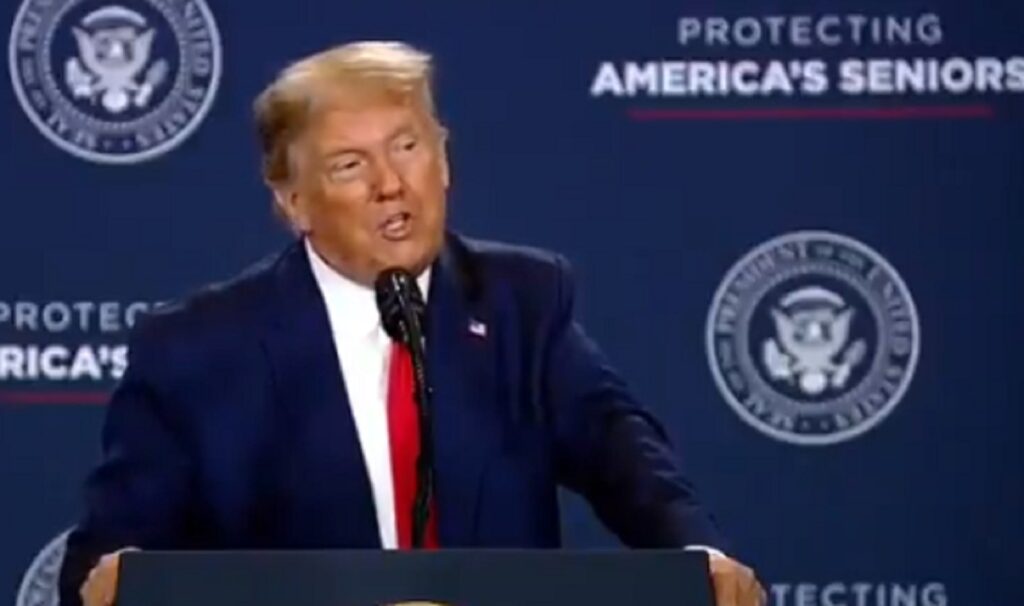 WATCH: President Trump Tells Crowd He 100% Agrees With ‘Lock Her Up Chant’
