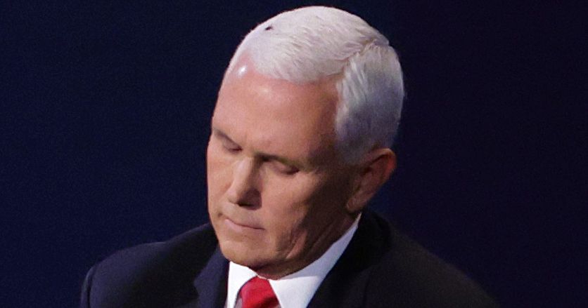 You May Have Missed It, But There Was a Fly On Mike Pence’s Head For Two Minutes