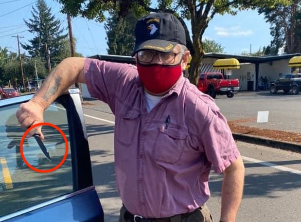 VIDEO: Democrat Party Official Pulls Knife On “Women for Trump” Supporters In Portland
