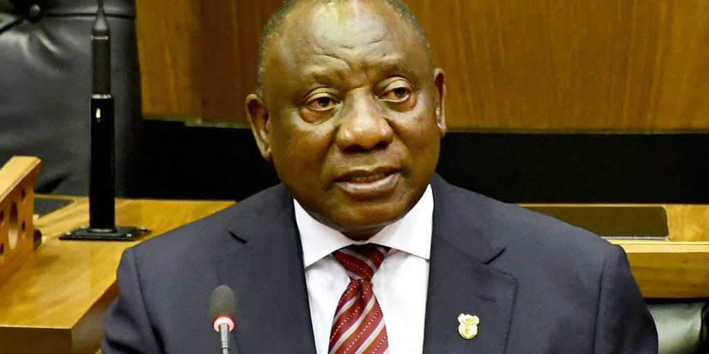 President Cyril Ramaphosa presents the Economic Reconstruction and Recovery Plan to a joint hybrid sitting of Parliament.