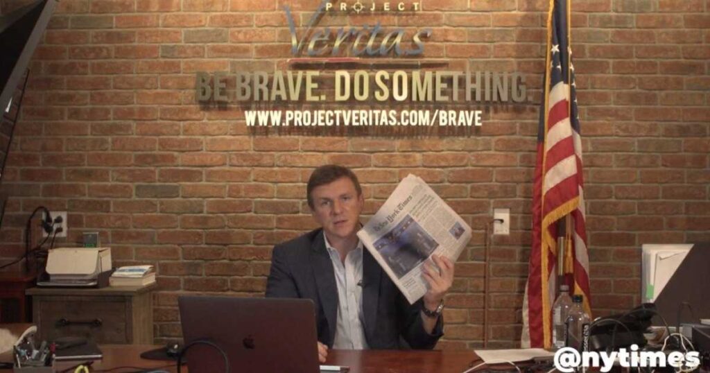 James O’Keefe Demands New York Times Retract Hit Piece on Veritas’ Minnesota Ballot Harvesting Investigation … ‘We Are Not Afraid of The New York Times Or Anyone Else’…‘We Will Have Our Day In Court, And We Will Win’