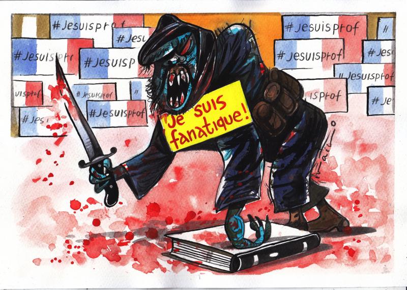 FRANCE: “We will cut your head off,” threaten Muslims to more teachers and a mayor