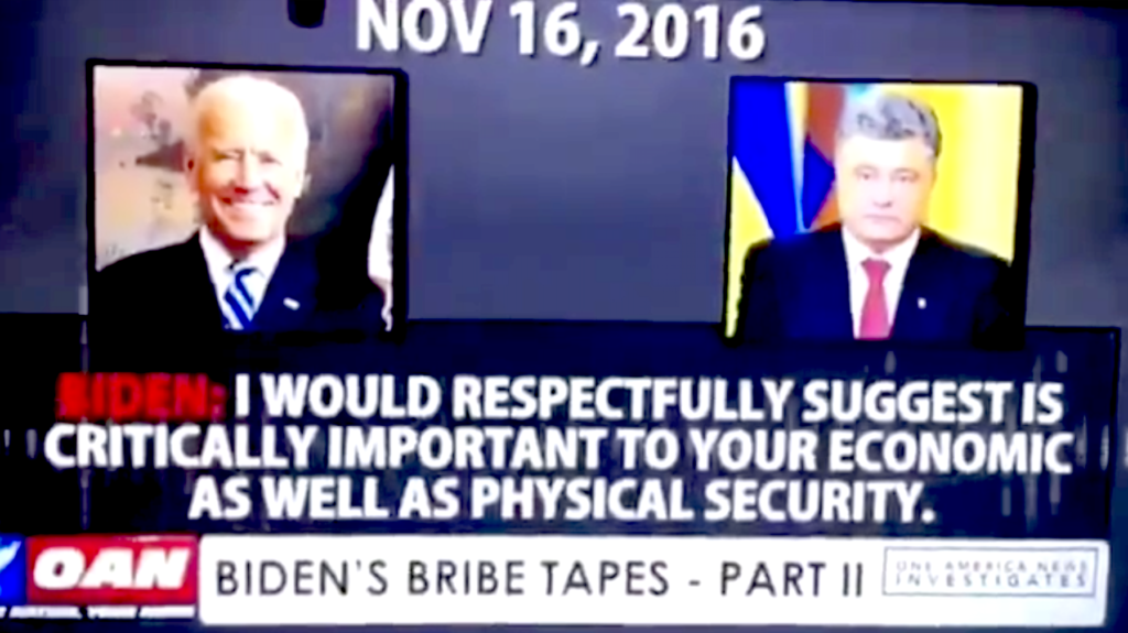Leaked Audio: Joe Biden Allegedly Threatens Ukrainian President Poroshenko’s “Physical Security” Over Economic Dealings in the Region
