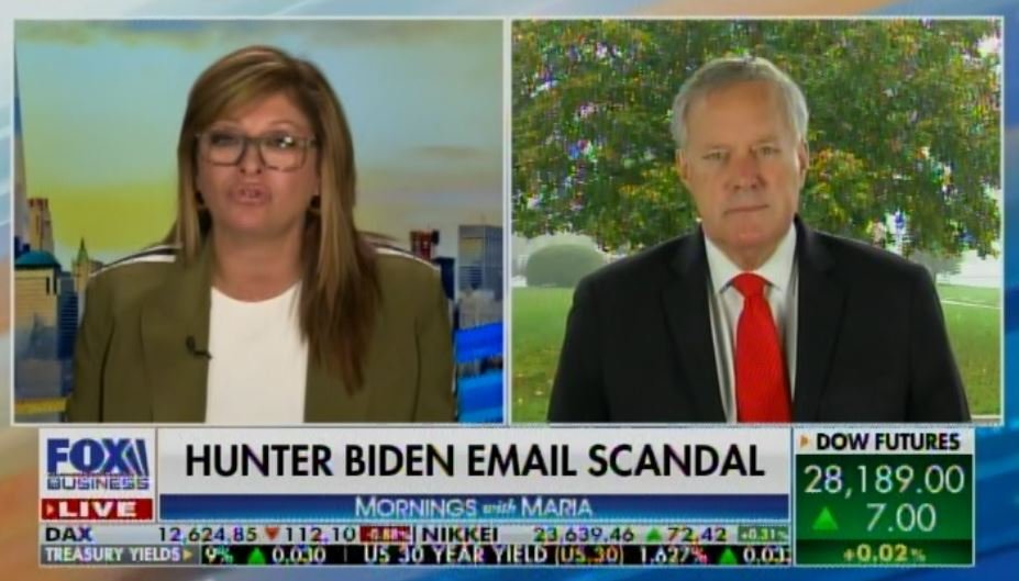 Chief of Staff Mark Meadows: Biden Crime Family Involved in “Hundreds of Millions of Dollars” in Money Laundering Schemes (VIDEO)