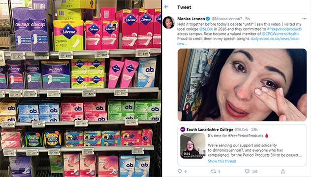 Scotland 'Makes History' by Passing Bill to Make Period Products For Women 'Free'