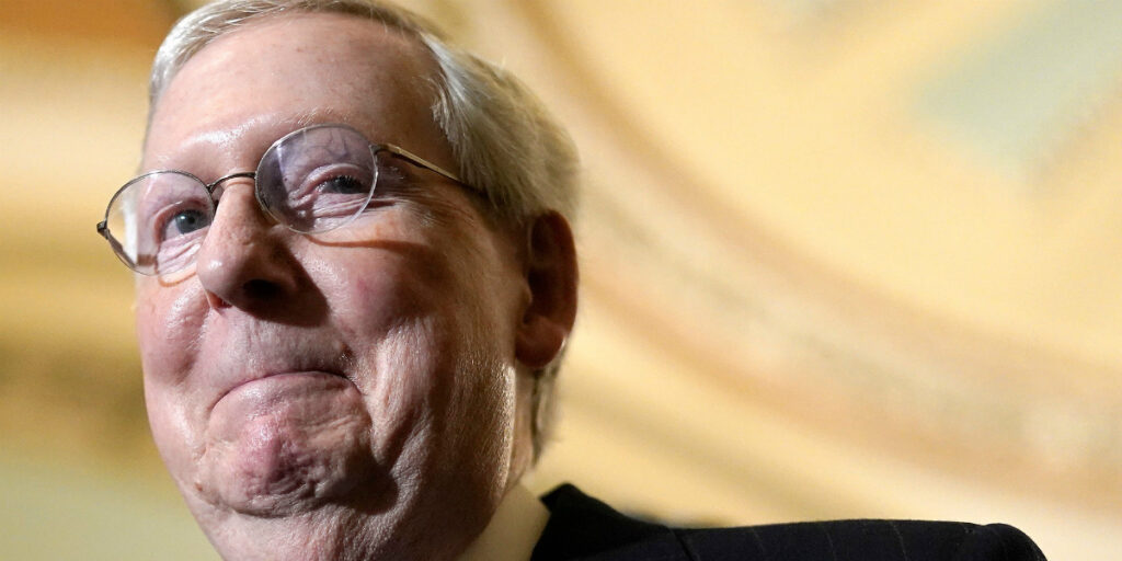 Pretend-hero Mitch McConnell ties $2000 stimulus checks to Section 230 repeal, election fraud commission