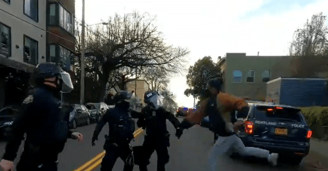 WATCH: Eviction Protesters Attack Portland Police, Set Up ‘Autonomous Zone’