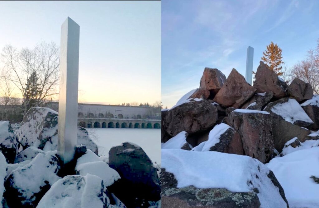 Canada gets its own shiny viral monolith in Manitoba