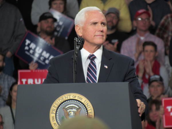 Vice President Mike Pence speaks at President Trump rally in Toledo, Ohio January 9, 2020 by Kristinn Taylor