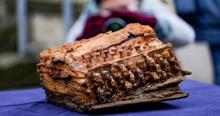Divers recover legendary Nazi Enigma machine from Baltic Sea floor
