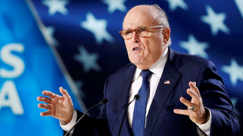 Rudy Giuliani in hospital after testing positive for COVID-19