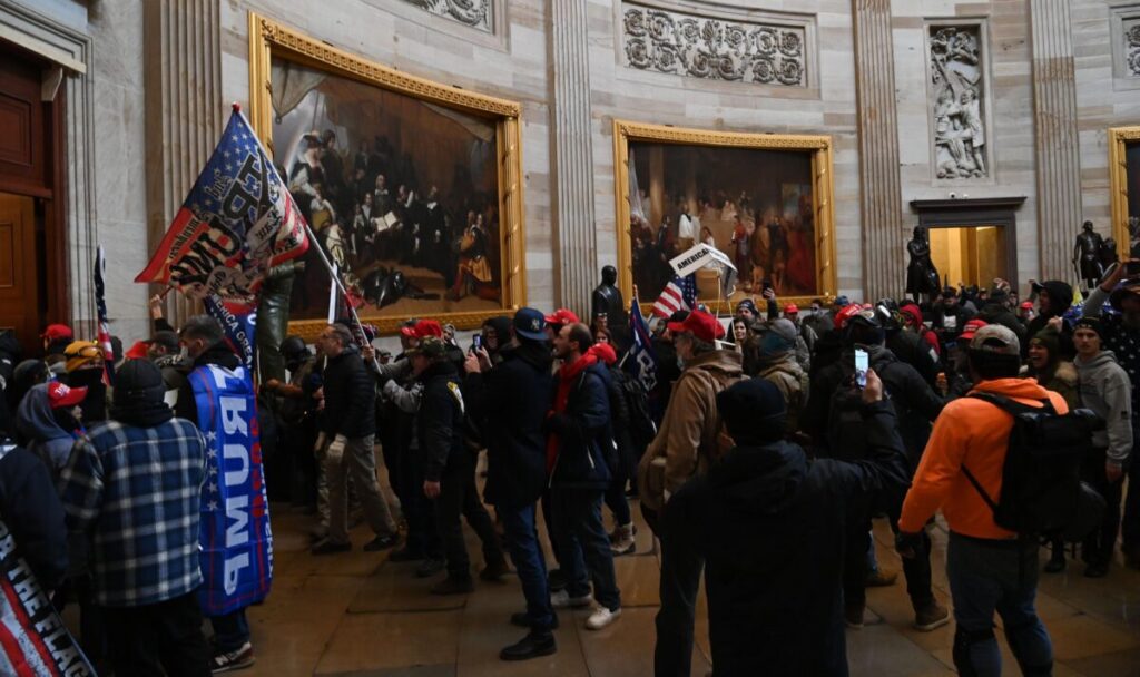 Protesters Breach Capitol Building, Vote Objection Deliberations On Hold