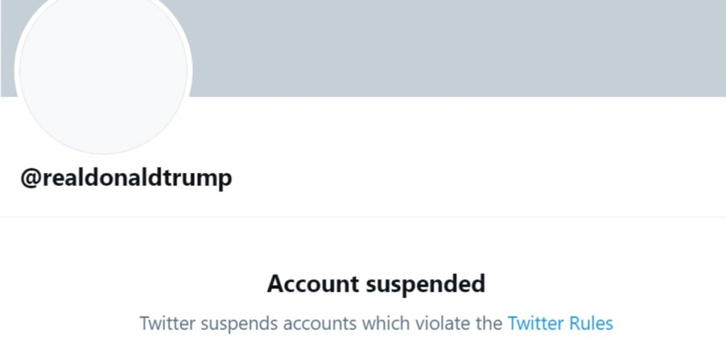 Twitter permanently bans President Trump