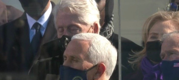Bill Clinton Caught Sleeping During Joe Biden’s Sermon (VIDEO)