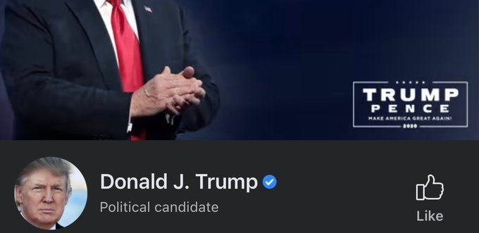 DEVILS: Facebook Restores President Trump’s Page – Lists Him as “Political Candidate,” not President