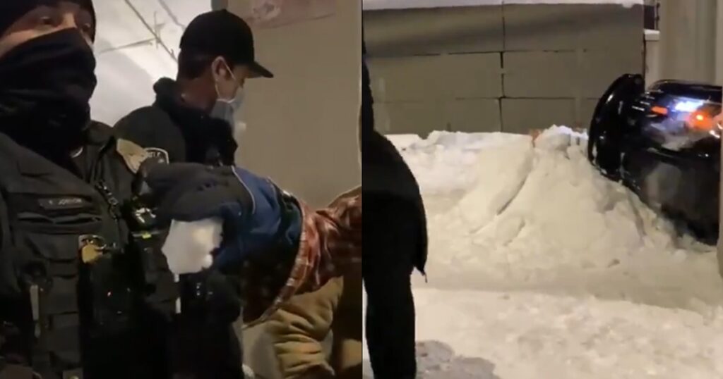 VIDEO: Seattle Antifa Builds ‘Snow Wall’ To Keep Police, Emergency Vehicles From Leaving East Precinct