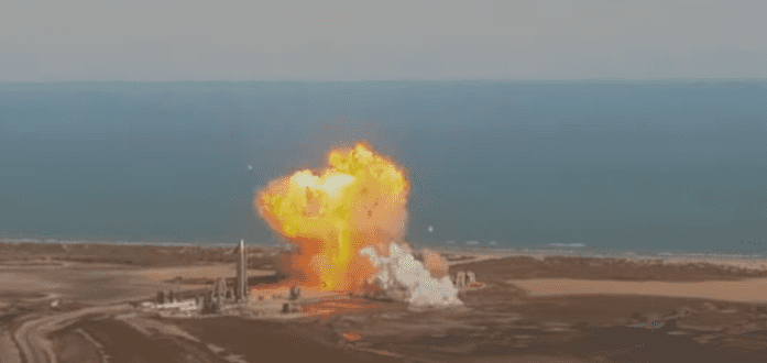 VIDEO: SpaceX Starship prototype explodes again on landing attempt