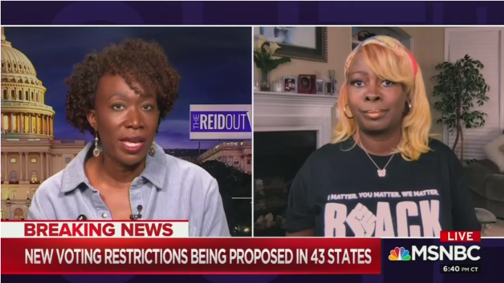 MSNBC Host Joy Reid: White Republicans Want Election Security to “Torture” Black People