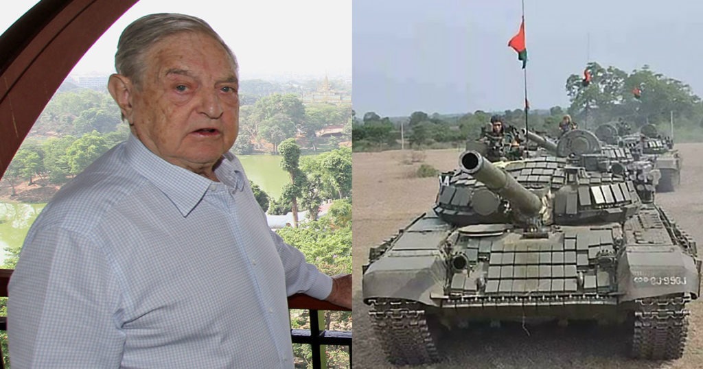 Myanmar Military Seizes George Soros Organization’s Bank Accounts, Announces Arrest Warrants After Coup