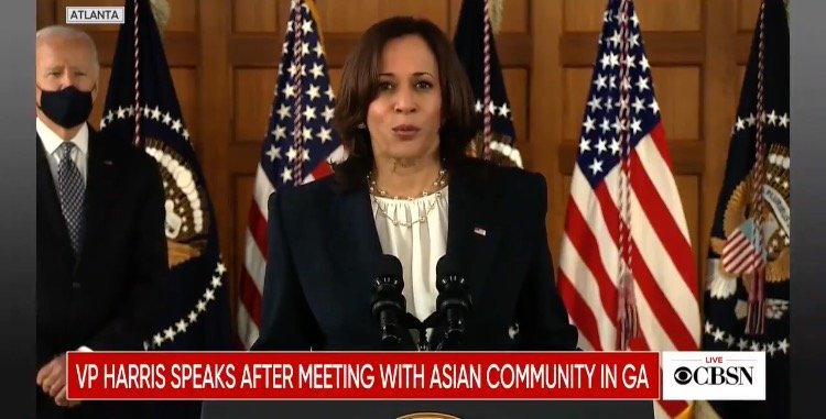 Kamala Harris Takes Veiled Shot at Trump, Trashes America as a Racist and Xenophobic Country After Meeting with Asian Community in Georgia (VIDEO)