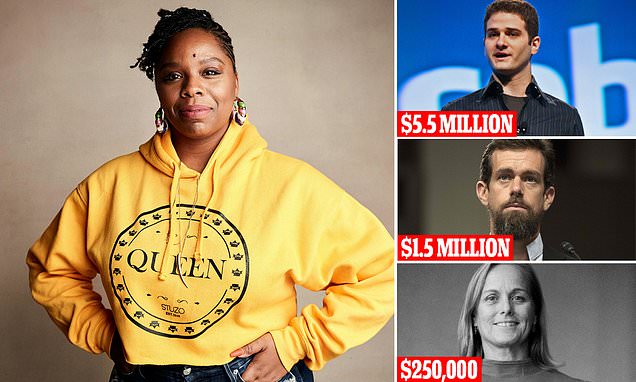 Twitter, Facebook and Netflix moguls have donated $7.5M to 'Marxist' BLM co-founder who is pushing their 'net neutrality' policy as their tech firms block users sharing critical stories about her