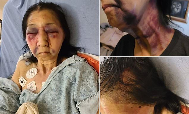 Mexican-American woman, 70, 'is battered on LA bus by racist black woman, 23, who thought she was Asian-American'