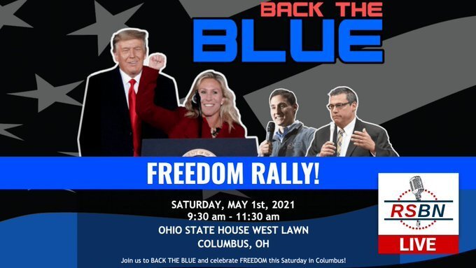 Marjorie Taylor Greene to Headline Pro Police ‘Back the Blue’ Rally this Saturday in Columbus, Ohio the Day After Funeral of Ma’Khia Bryant