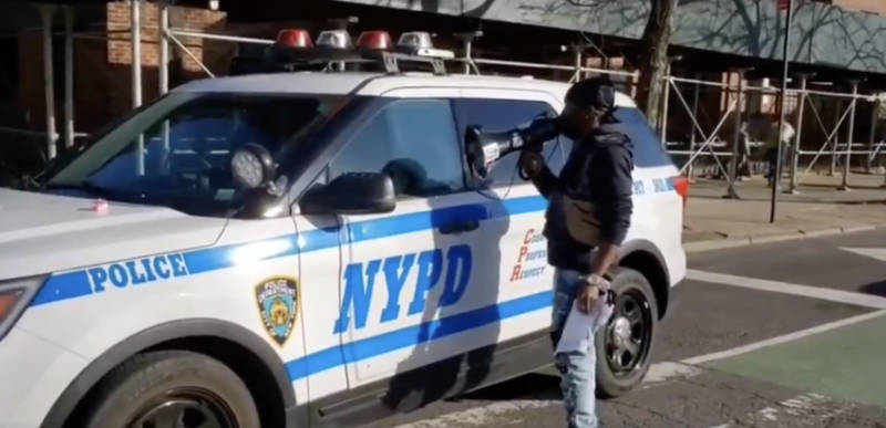 WATCH: NYPD officers harassed by nasty BLM thugs