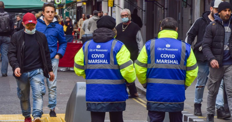 UK Councils Bring Back ‘COVID Marshals’ to Report People For Not Social Distancing